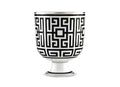 Vaso Cachepot Ginori Labirinto Nero 020RG00FA64670190G00125100