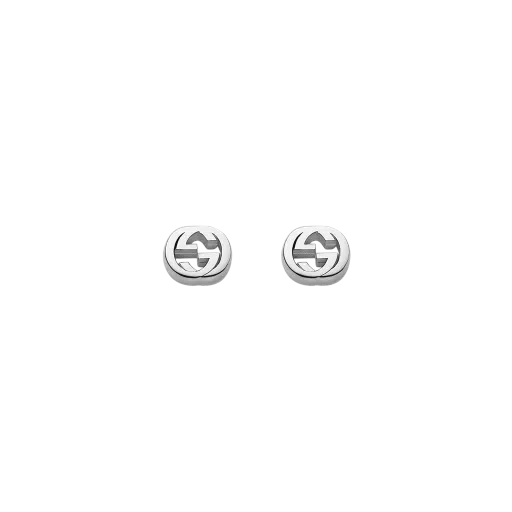 Orecchini Gucci interlocking in argento 925 YBD356289001