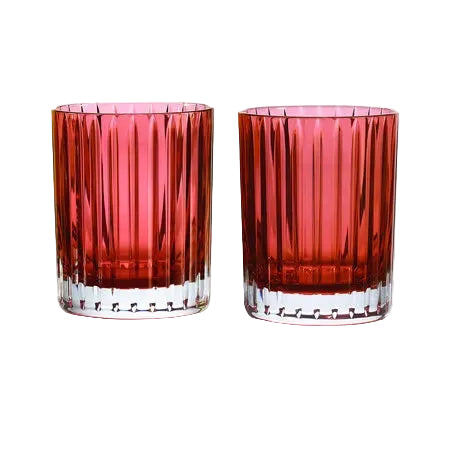 Baccarat Set 2 Bicchieri Harmonie Rosso