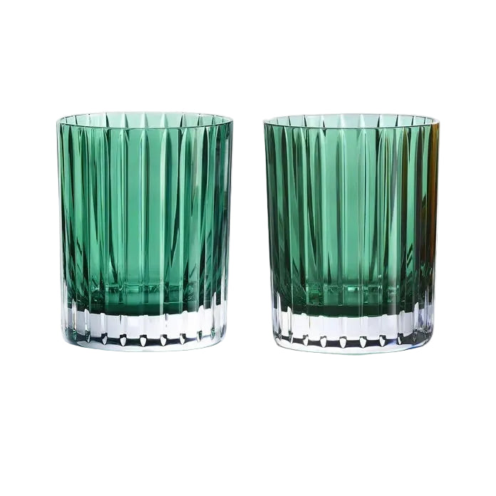 Baccarat Set 2 Bicchieri Harmonie Verde