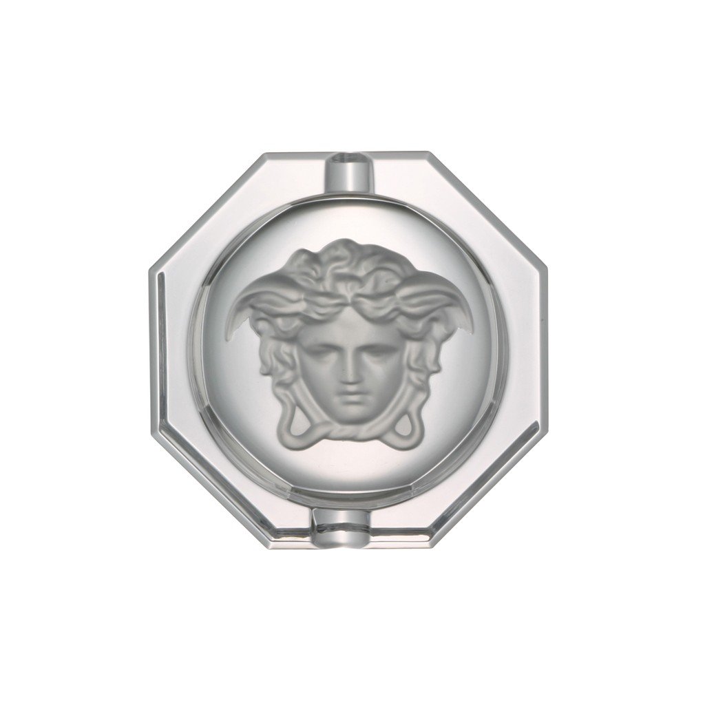 Posacenere Cristallo Versace Rosenthal decoro Medusa Crystal 20665-110835-47516