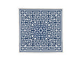 Ginori Centrotavola 30×30 Labirinto Zaffiro