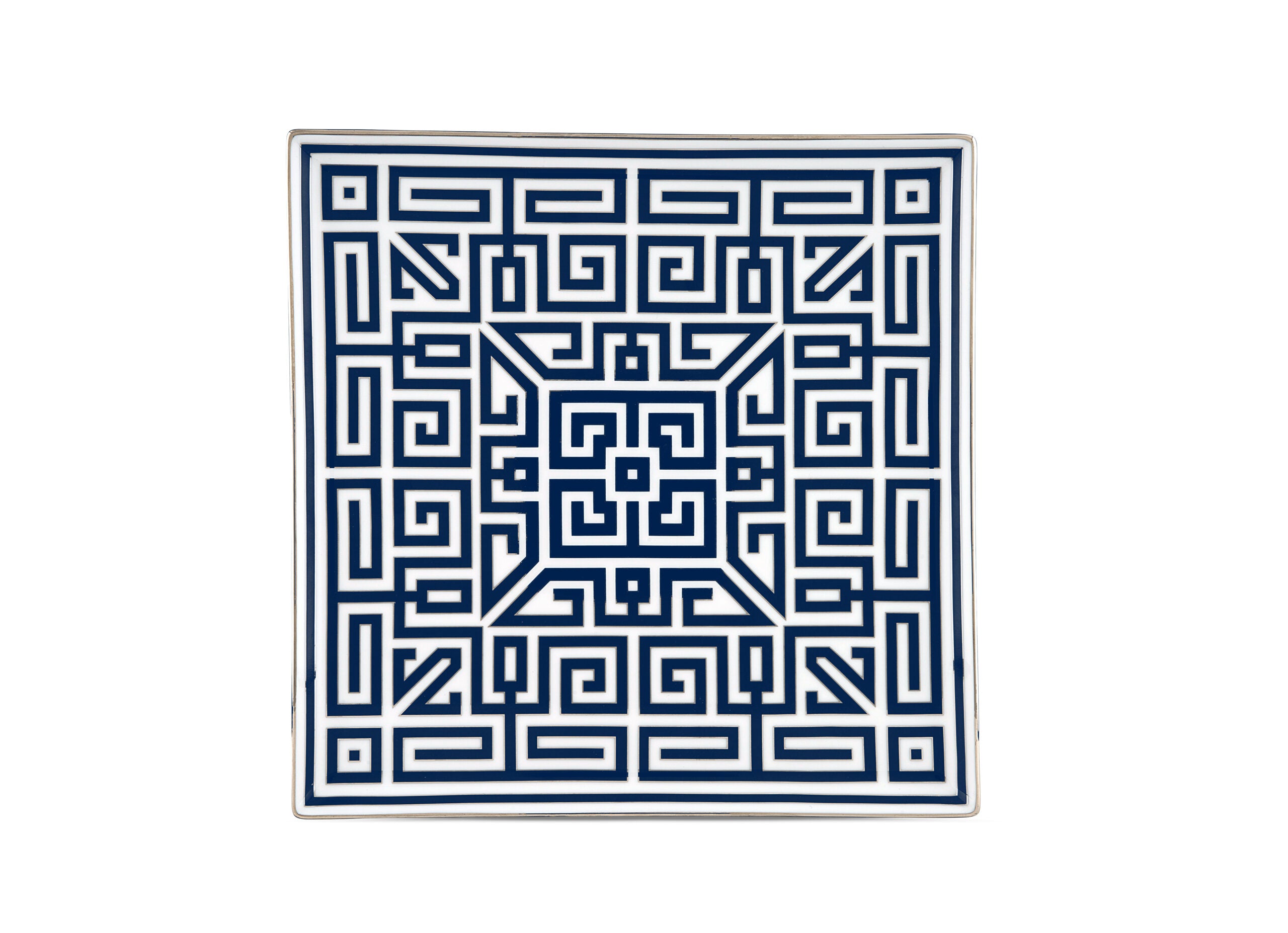 Ginori Centrotavola 30×30 Labirinto Zaffiro