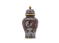 Vaso Potiche Ginori Oriente Italiano Castagna