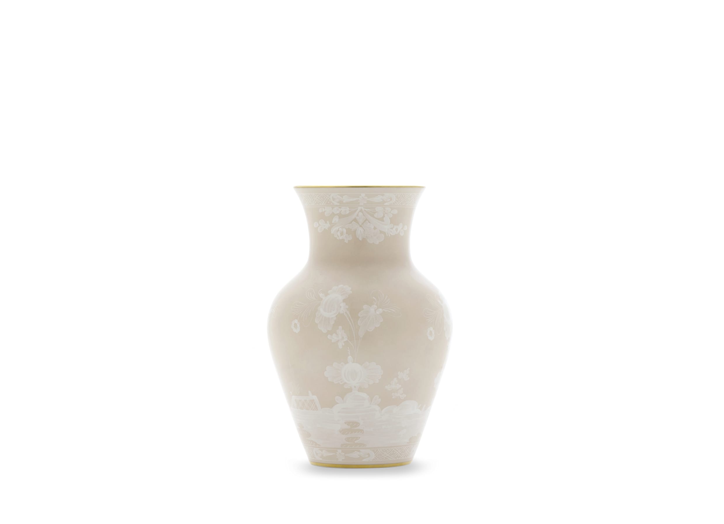 Ginori Vaso Ming Oriente Italiano Meringa