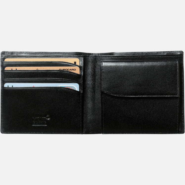 Portafoglio Montblanc 4 scomparti con portaspicci "Meisterstuck" 7164