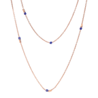 Collana Dodo mini granelli DCC1007-GRANX-CBL9R