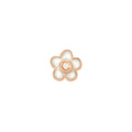 Mono orecchino stud fiore Dodo DHC3003-FLOWS-EBB9R