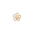 Mono orecchino stud fiore Dodo DHC3003-FLOWS-EBB9R