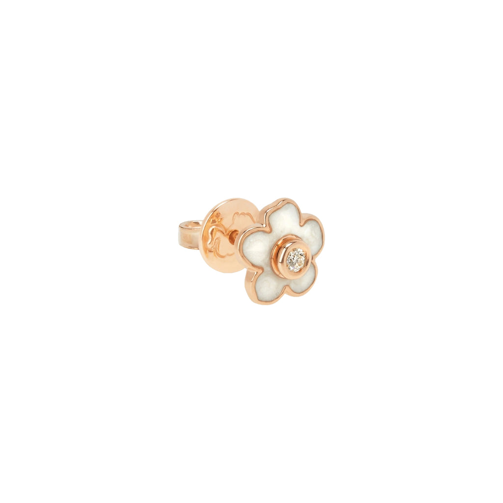 Mono orecchino stud fiore Dodo DHC3003-FLOWS-EBB9R