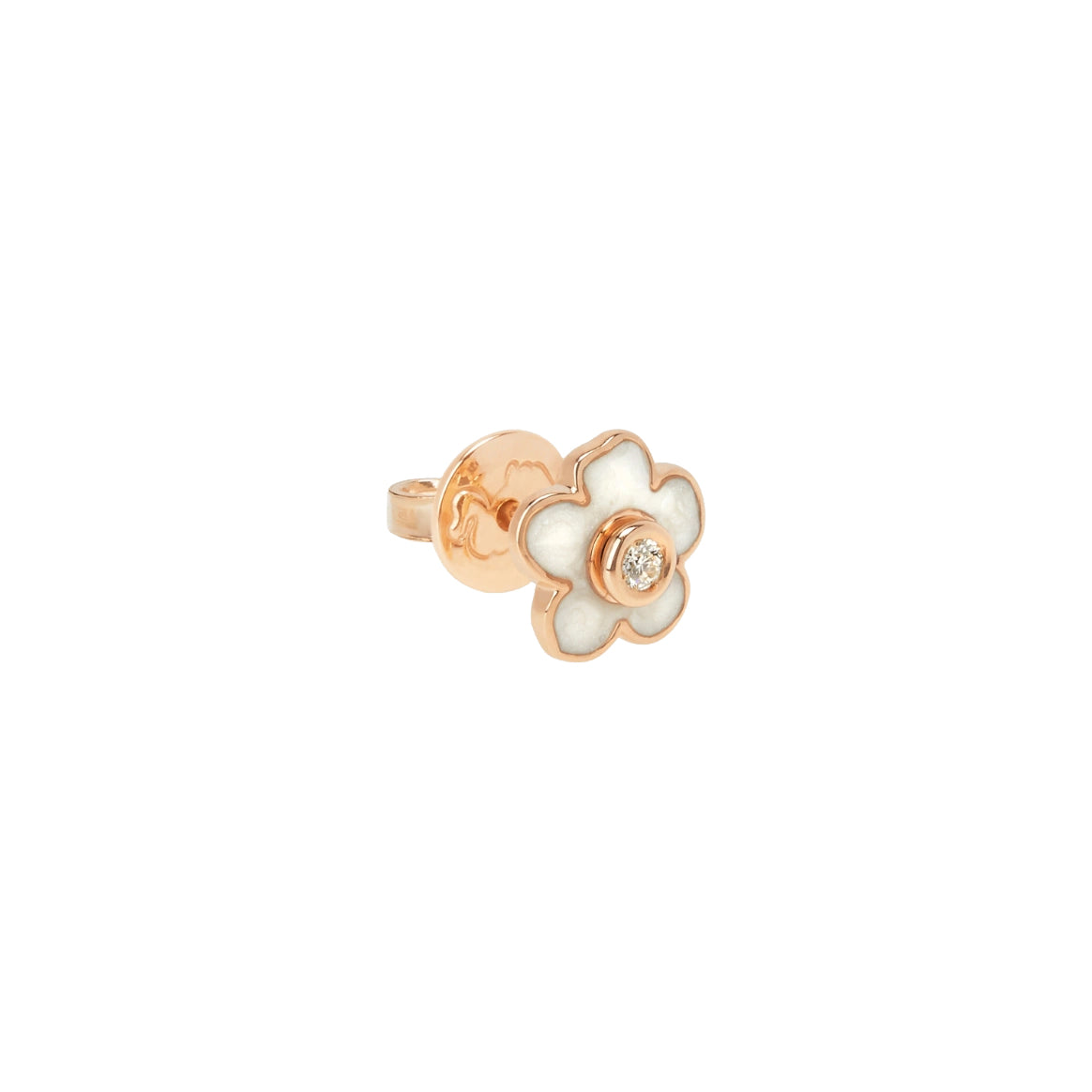 Mono orecchino stud fiore Dodo DHC3003-FLOWS-EBB9R