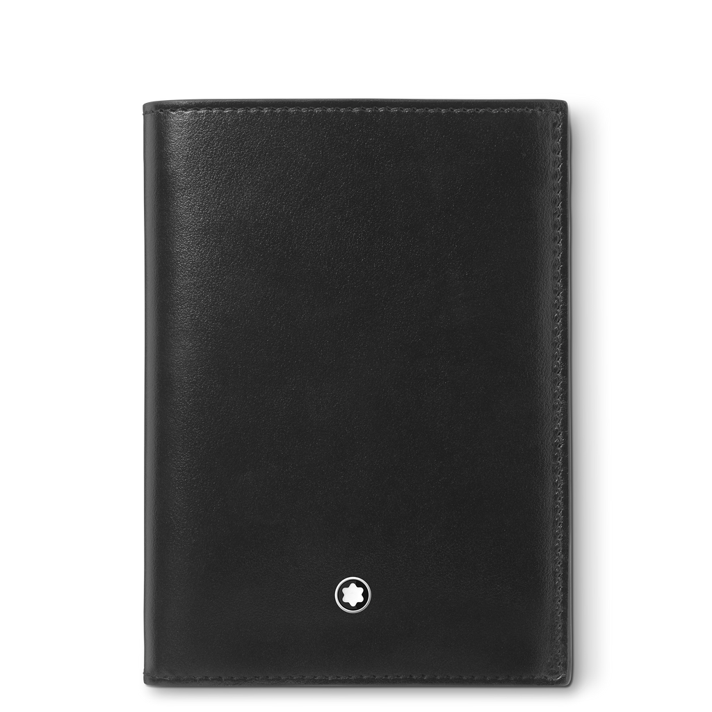 Montblanc portafoglio 7 tasche con portadocumento 198380