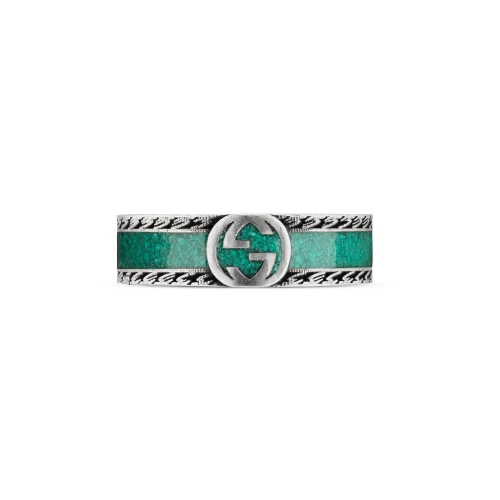 GUCCI INTERLOCKING G RING YBC645573001