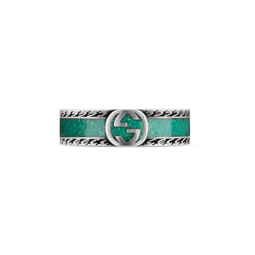 GUCCI INTERLOCKING G RING YBC645573001