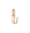 Charm Dodo Lettera U piccola DLET9P/U