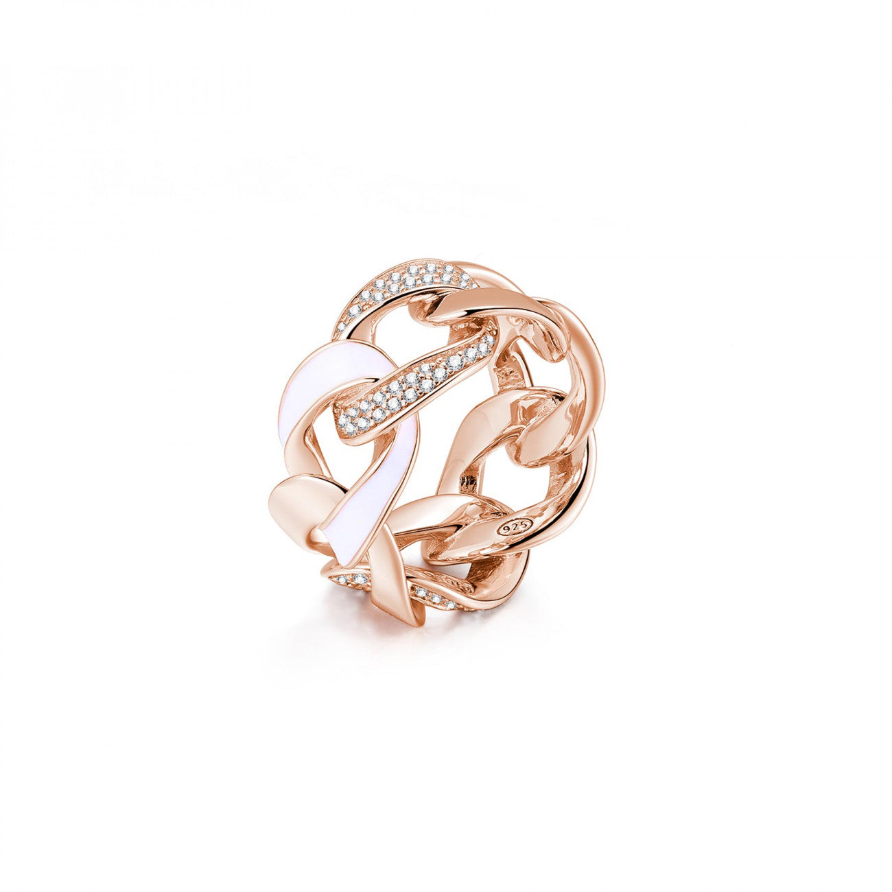 Eva RZEV31B rose gold link bracelet