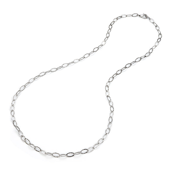 Collana Giovanni Raspini Maglia Ovale Martellata 6617