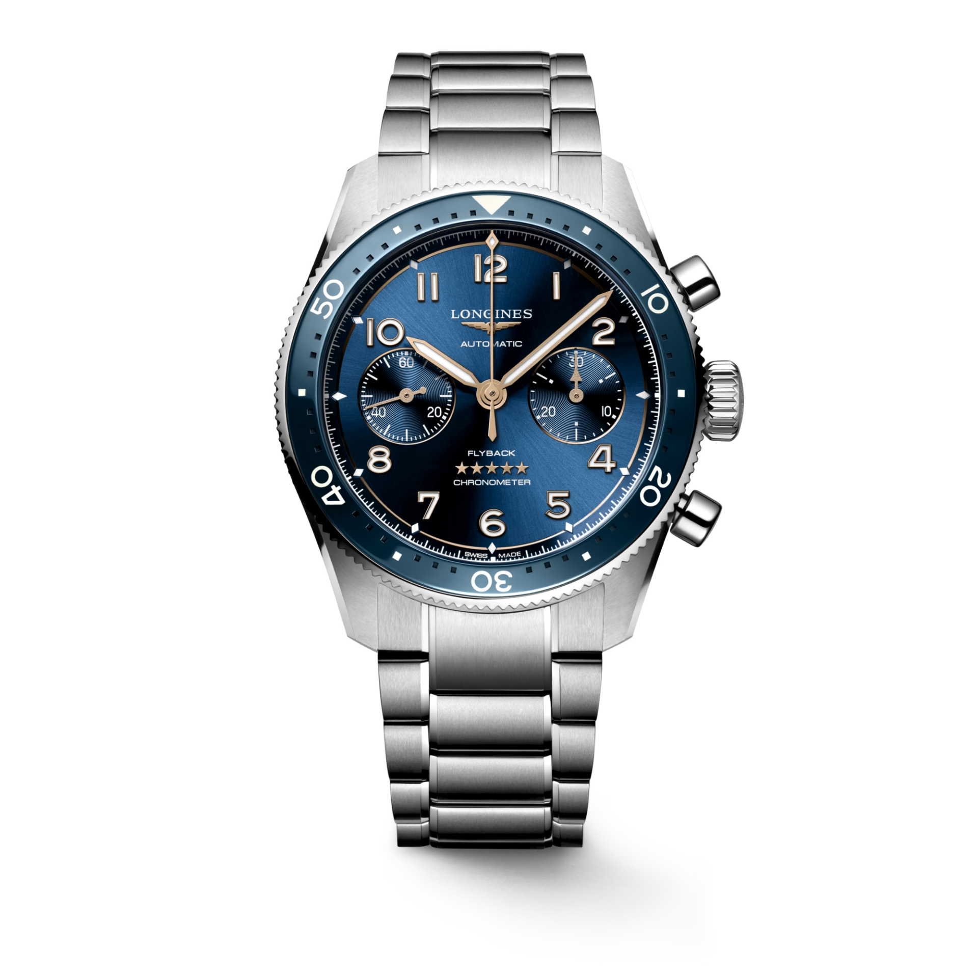 Orologio Longines Spirit Flyback L3.821.4.93.6