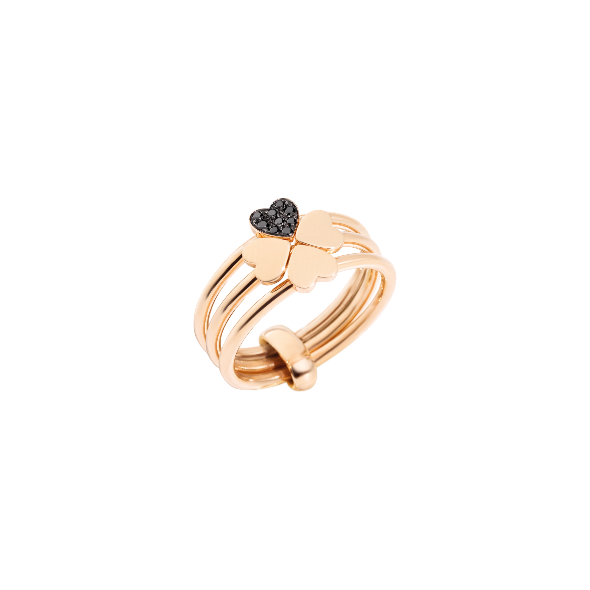 DODO LUCKY IN LOVE RING DAB6001_FOURL_DBK9R