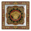 Coppa Porcellana Versace Rosenthal decoro Medusa rosso rifinitura oro 14085-102721-25822
