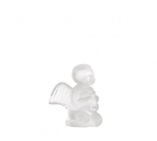 Figura Lalique Angelo Cherubino con Lira     1212100