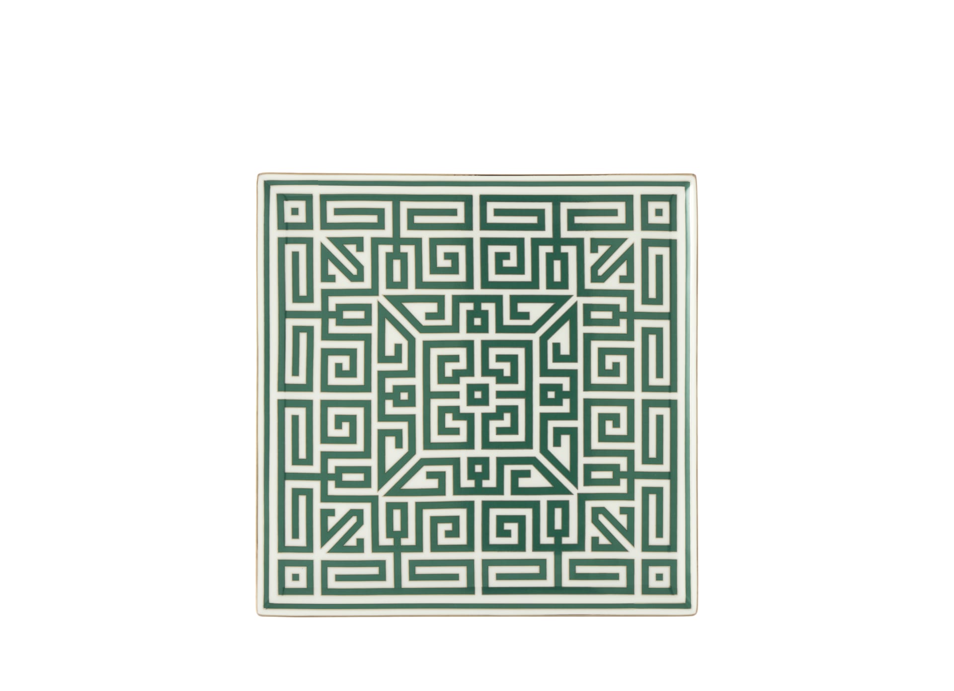 Ginori Centrotavola 30×30 Labirinto Smeraldo