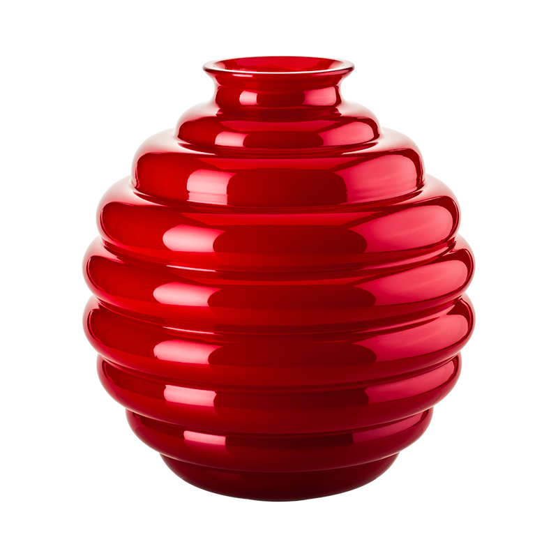 Vaso Venini Deco Rosso