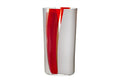 Vaso Vetro Murano Carlo Moretti Ovale Esperimenti  601RESPF