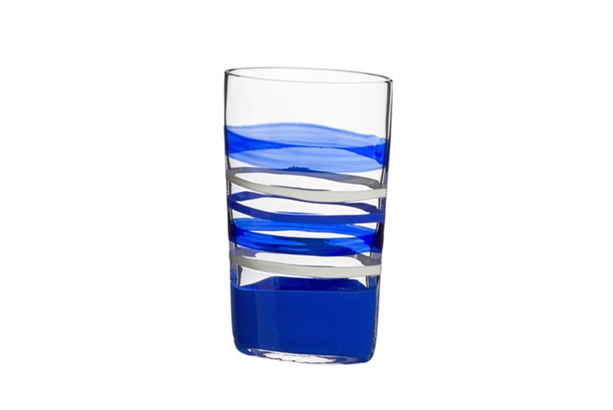 Vaso Ovale Vetro Murano Carlo Moretti Arco  238ST