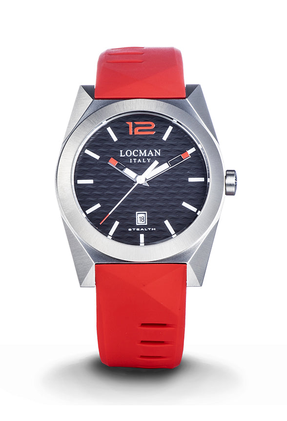 Orologio Locman "Stealth" 0810A01S-00BKRDSR