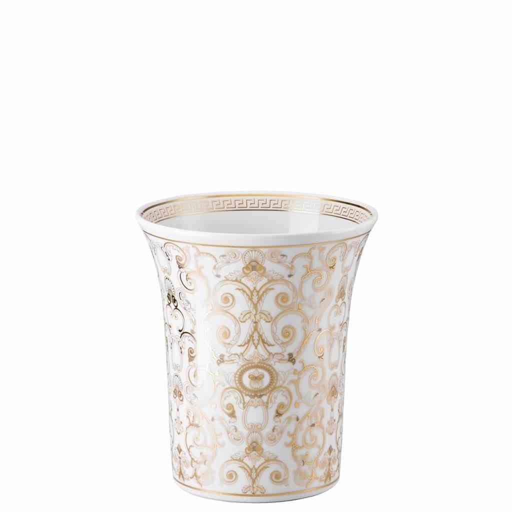 Vaso Versace Medusa Gala in porcellana bianco con tonalità in oro h. 18 cm 403635-26018
