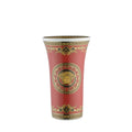 Versace Rosenthal vaso medio decoro medusa rosso h. 26 cm porcellana rosenthal rifinitura oro 14091-102721-26026