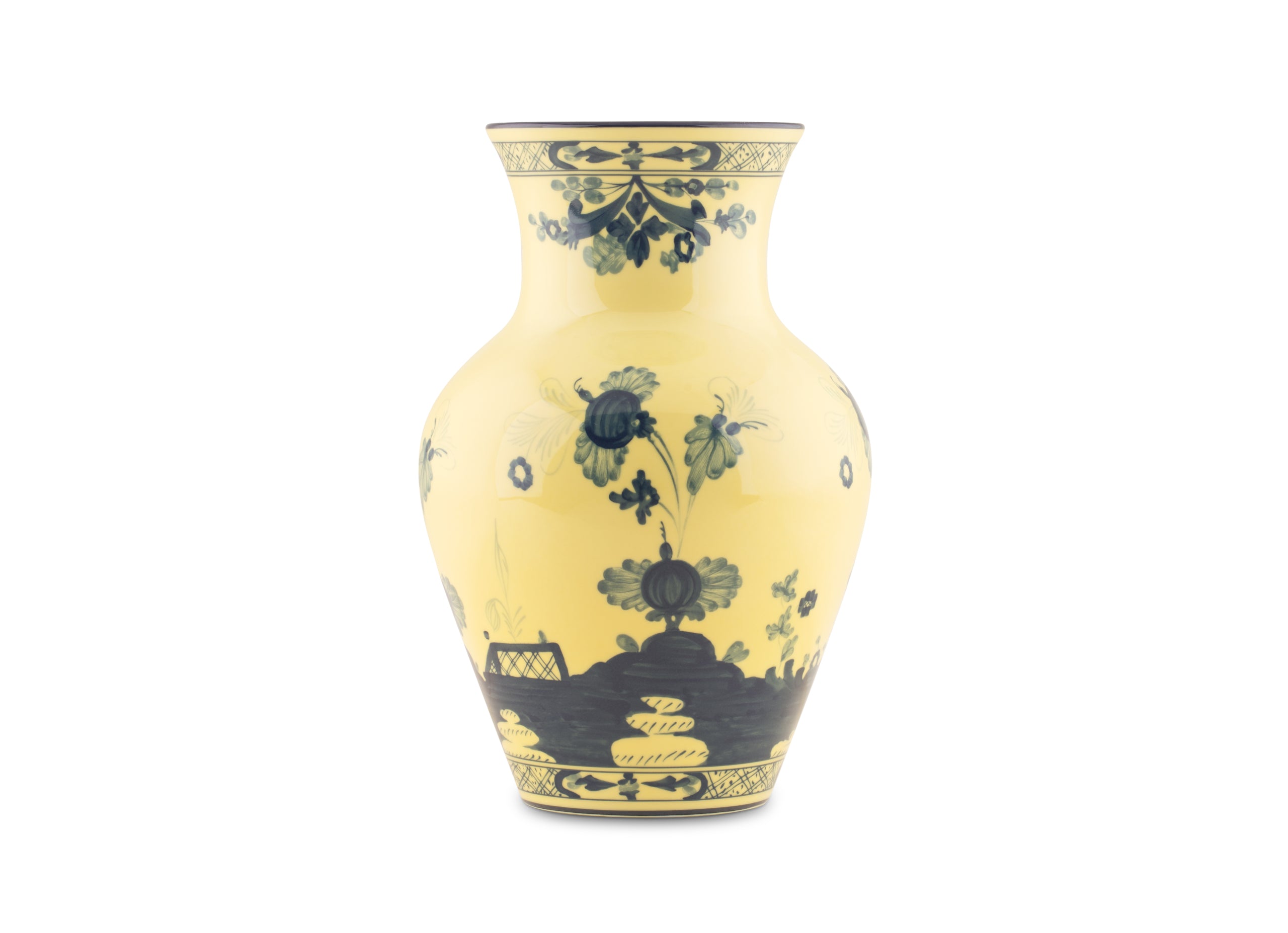 Vaso Ming Ginori Oriente Italiano Citrino