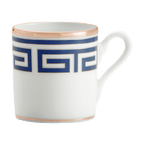 Set x2 Tazze da Caffè con Piattino Labirinto Zaffiro Ginori