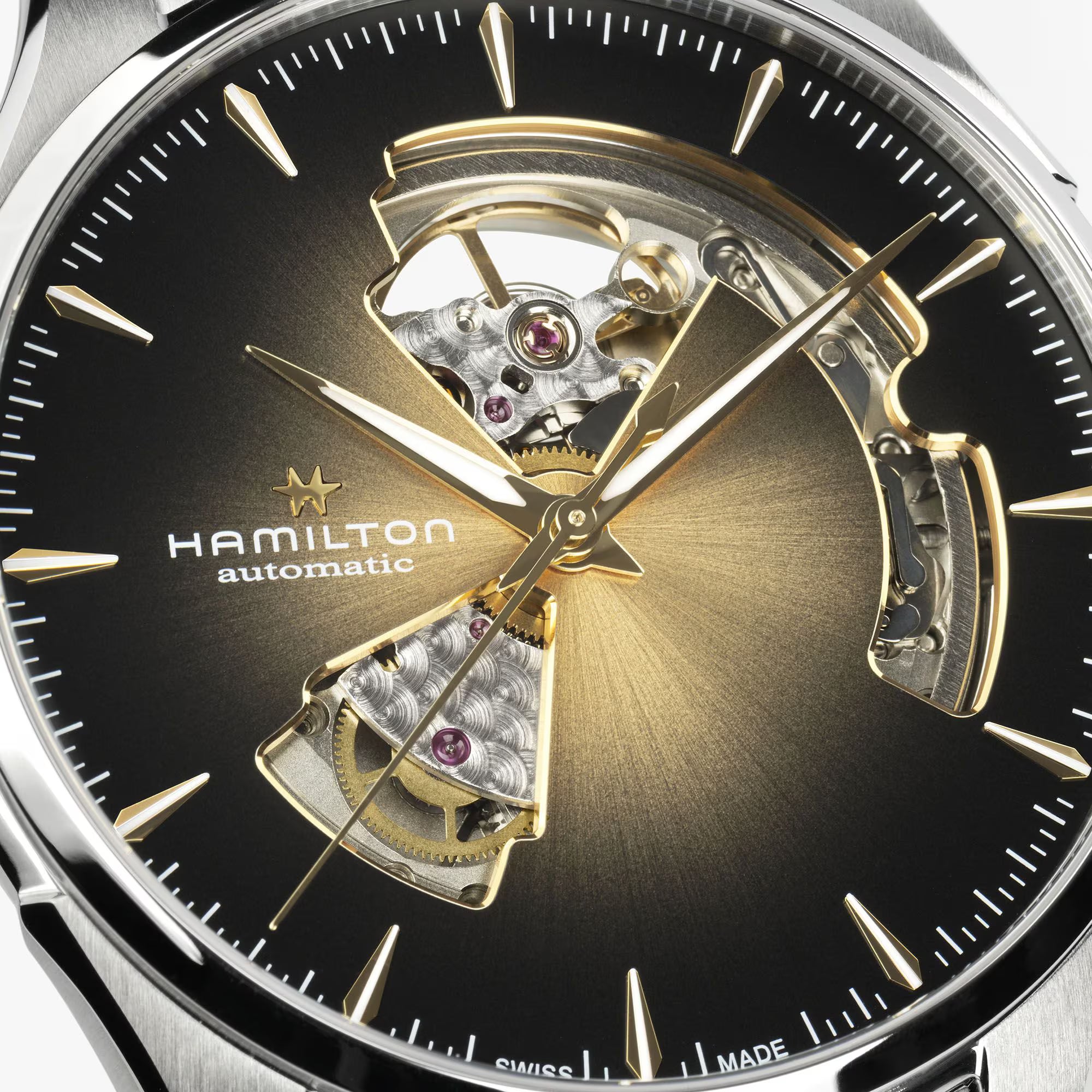 Orologio Hamilton Jazzmaster Open Heart H32675501