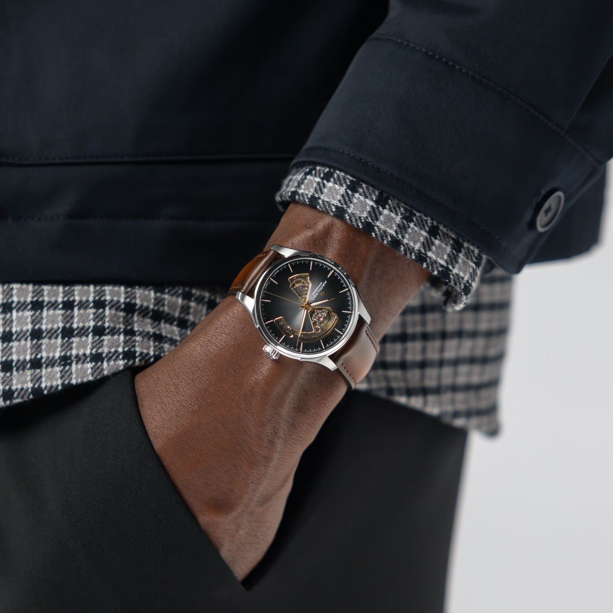 Orologio Hamilton Jazzmaster Open Heart H32675501