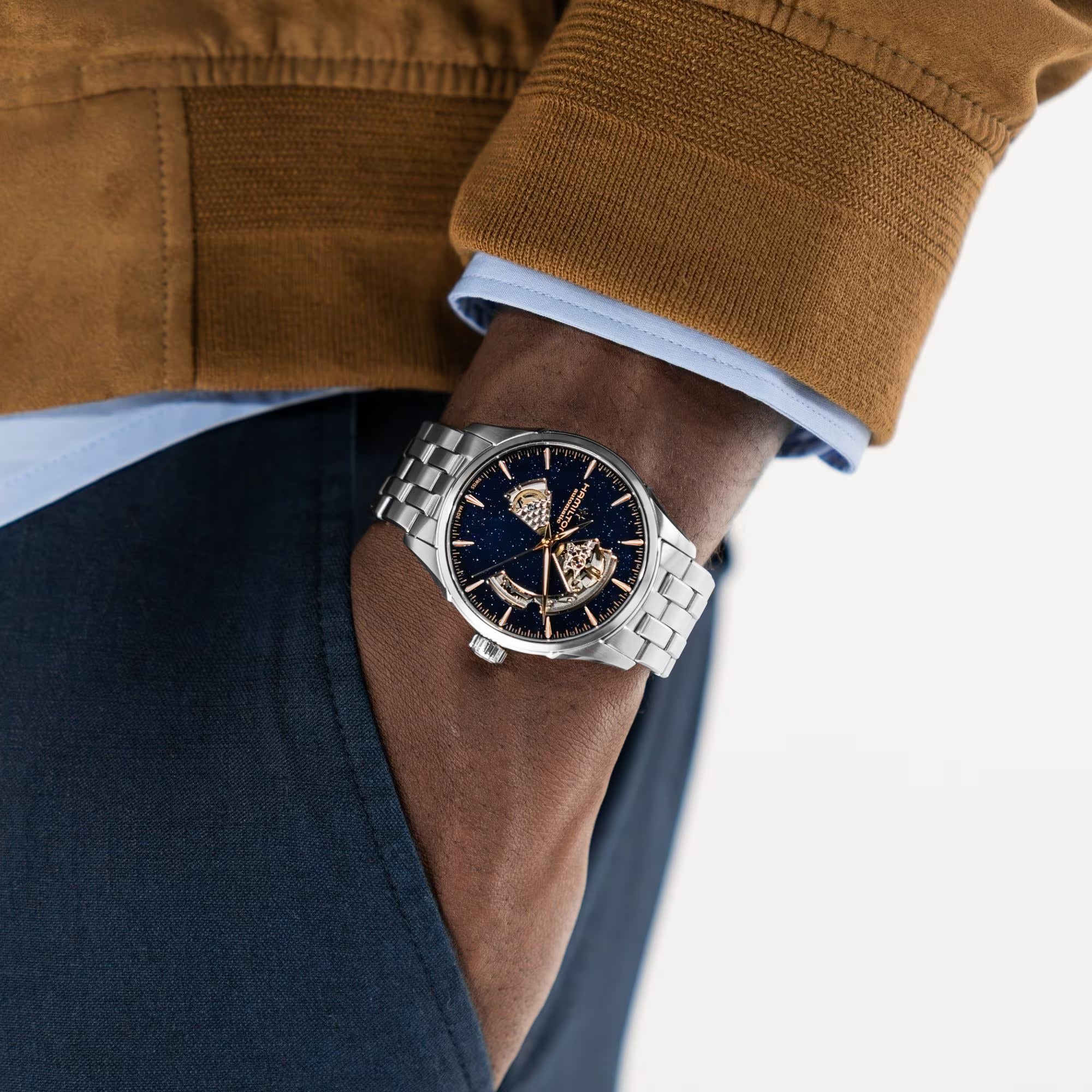Orologio Hamilton Jazzmaster Open Heart H32705140