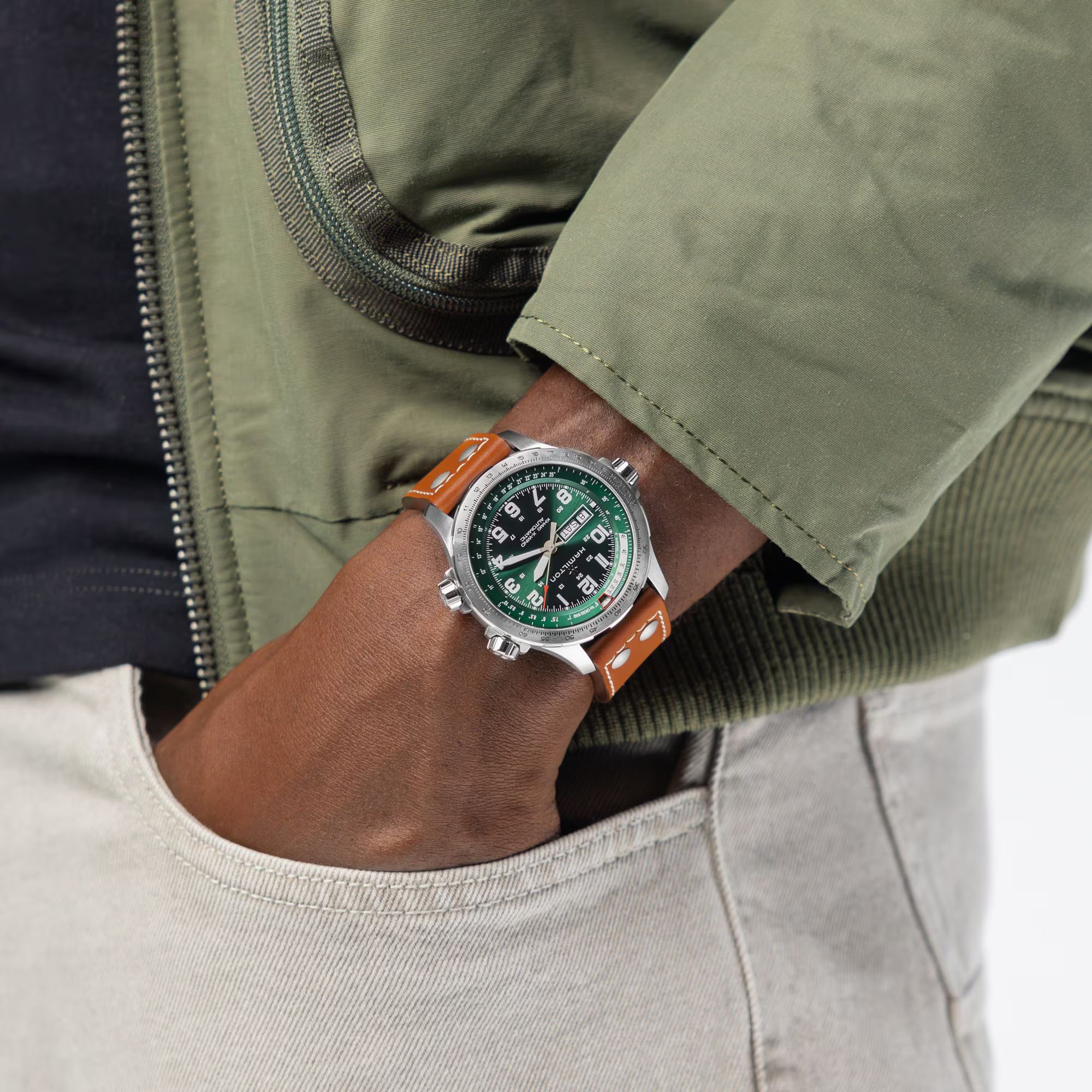 Orologio Hamilton Khaki Aviation X-Wind Day-Date H77735560