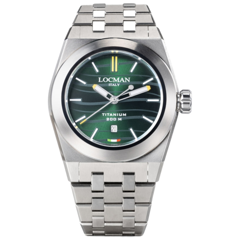 Orologio Locman Stealth titanio 0223T03S-00GRWHB0