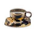 Tazza espresso con piatto Porcellana Versace Rosenthal decoro Vanity rifinitura oro 19750-403608-14715