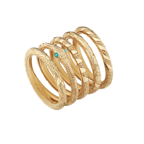 Gucci Ouroboros Ring         YBC553890001014