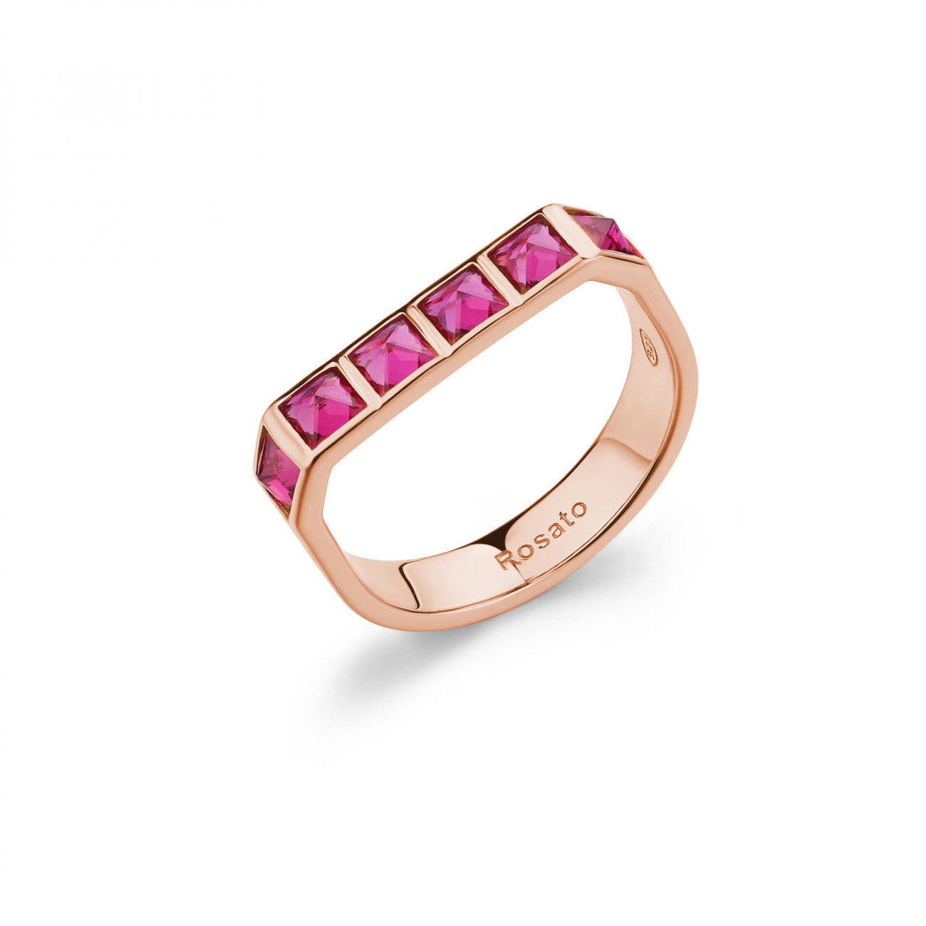 "Cubica" Rose Gold Ring RZCU96