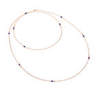 Collana Dodo mini granelli DCC1007-GRANX-CBL9R