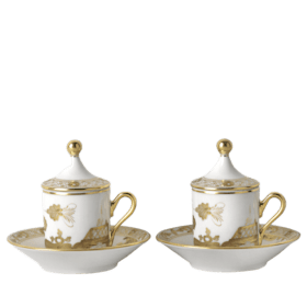 Set da Caffè per Due Ginori Oriente Italiano Aurum