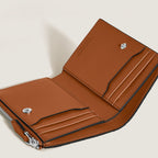 Montblanc miniportafoglio verticale con cerniera corteccia sfumato 6 tasche 221412