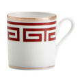 Set 2 Tazze da Caffe' con Piattino Richard Ginori Labirinto Scarlatto