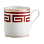 Set 2 Tazze da Caffe' con Piattino Richard Ginori Labirinto Scarlatto