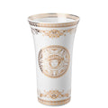 Vaso Porcellana Versace Rosenthal decoro Medusa Gala rifinitura oro 14091-403635-26026