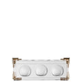 Vassoietto a scomparti cristallo Versace Rosenthal decoro Medusa Logo  320628-49153