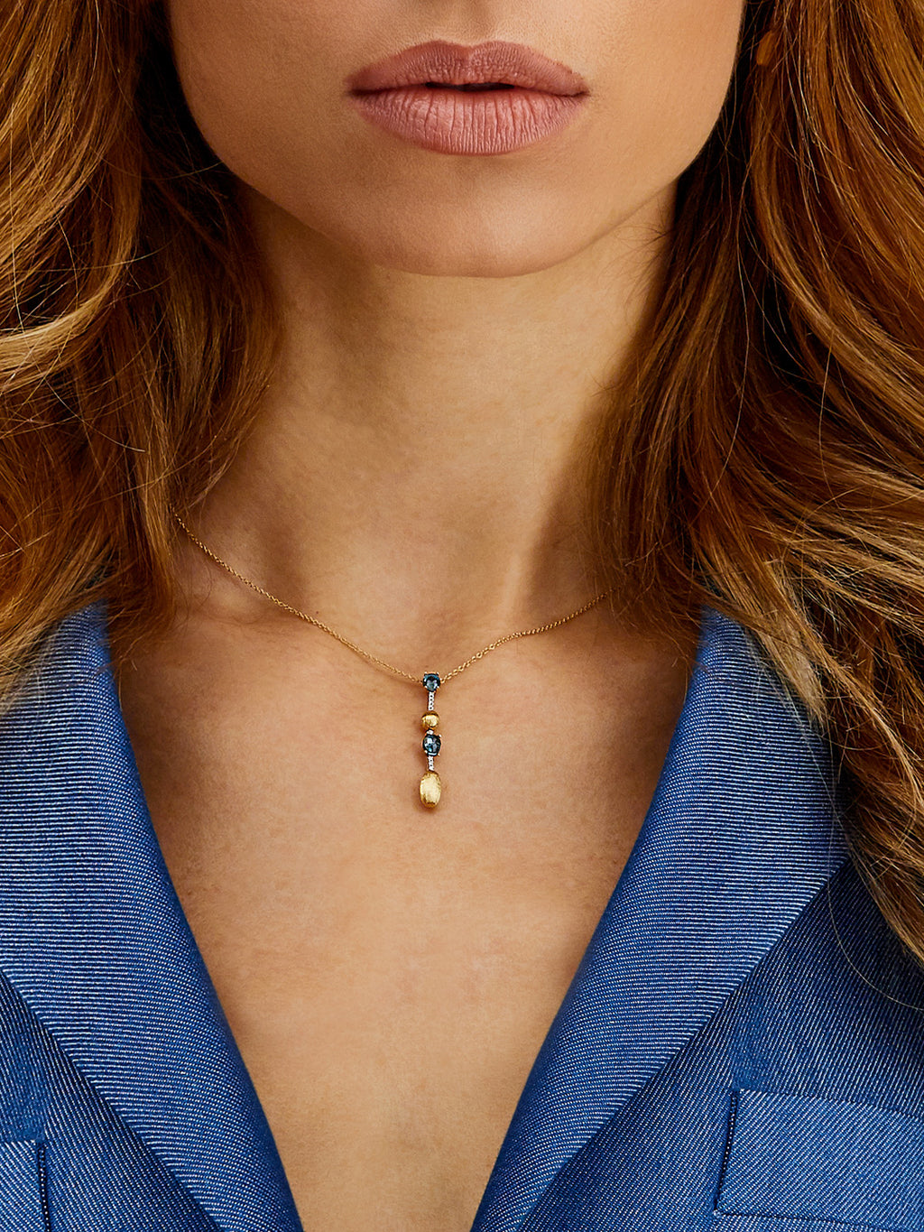 COLLANA NANIS "DANCING AZURE" CS16-597